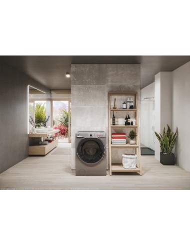 Hoover H-WASH&DRY 550 H5DPB6106MBCR8-S lavasciuga Da incasso Caricamento frontale Antracite D