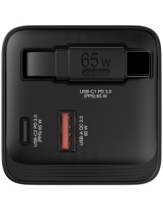 Verbatim GaN Charger 65W Universale Nero AC Ricarica rapida Interno 2