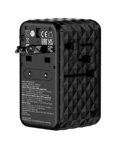 Verbatim CNT-02 Universale Nero AC Ricarica rapida Interno