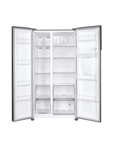 Candy CHSBSO-6174XWD frigorifero side-by-side Libera installazione 529 L E Acciaio inox