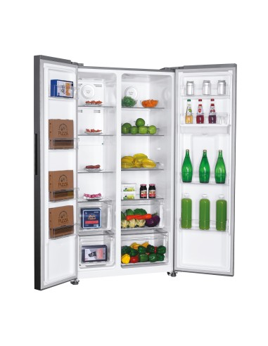 Candy CHSBSO-6174XWD frigorifero side-by-side Libera installazione 529 L E Acciaio inox