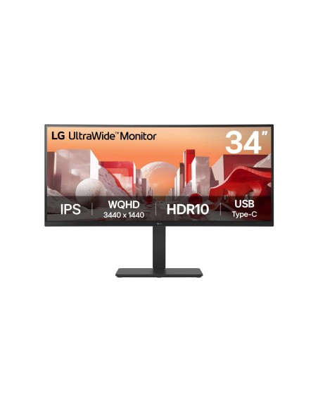 LG 34BA75QE-B Monitor PC 86,4 cm (34") 3440 x 1440 Pixel Wide Quad HD LCD Nero