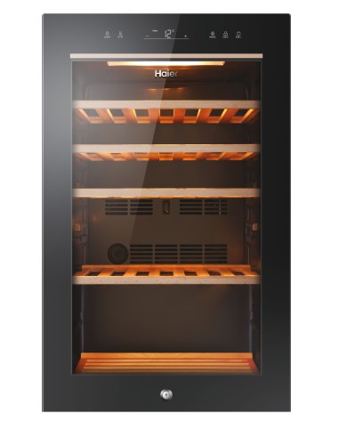 Haier Wine Bank 50 Serie 5 HWS49GA Cantinetta vino con compressore Libera installazione Nero 49 bottiglia bottiglie