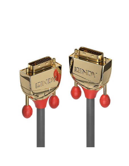 Lindy 36204 cavo DVI 5 m DVI-D Grigio