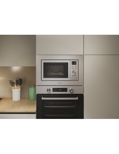 Candy CA20FMW7NG Acciaio inox Solo microonde Da incasso 20 L 800 W