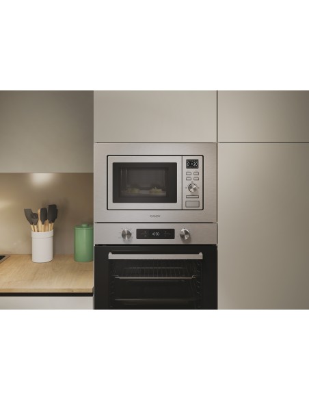 Candy CA20FMW7NG Acciaio inox Solo microonde Da incasso 20 L 800 W