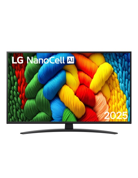 LG NanoCell AI 43NANO81A6A TV Serie NANO81 43'' 4K, α7 Gen8, HDR10, 20W, 3 HDMI con Game Optimizer, Smart TV WebOS 25
