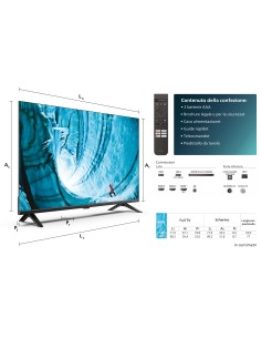 Philips 40PFS6009 40" 102cm Full HD LED TV Dolby Audio Titan OS 2