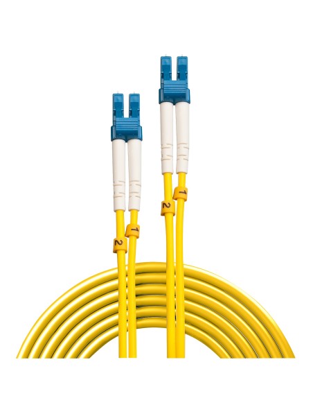 Lindy 47454 cavo InfiniBand e in fibra ottica 10 m LC Giallo
