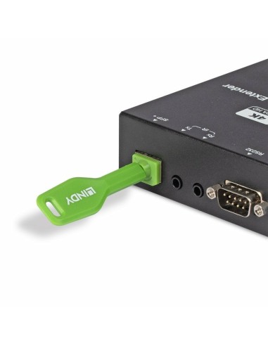 Lindy 47911 clip sicura Chiave bloccaporta SFP Verde Acrilonitrile butadiene stirene (ABS) 1 pz