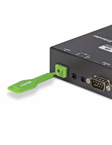 Lindy 47911 clip sicura Chiave bloccaporta SFP Verde Acrilonitrile butadiene stirene (ABS) 1 pz