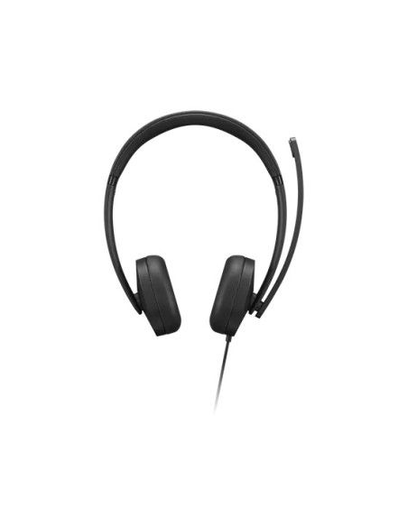 Lenovo 4XD1P83425 cuffia e auricolare Cablato A Padiglione Musica e Chiamate USB tipo A Nero