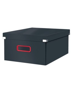 Leitz Click & Store Armadietto portaoggetti Rettangolare Faesite, Polipropilene (PP) Grigio