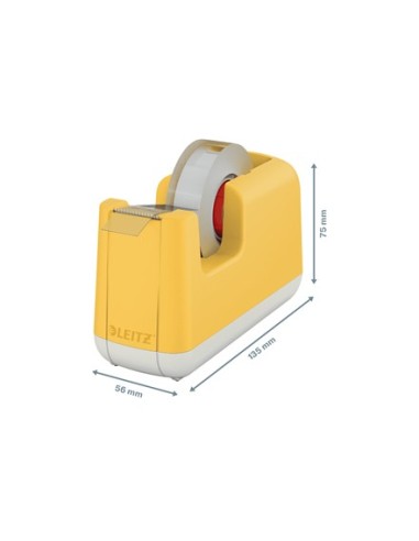 Leitz 53670019 dispenser nastro adesivo Acrilonitrile butadiene stirene (ABS) Giallo
