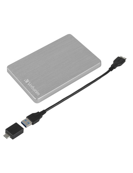 Verbatim Disco rigido portatile Store 'n' Go ALU Slim da 1 TB Argento