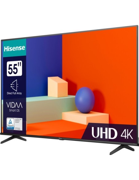 Hisense 55E63KT TV 139,7 cm (55") 4K Ultra HD Smart TV Wi-Fi Nero, Grigio 300 cd m²