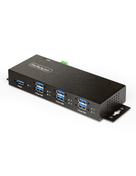 StarTech.com Hub USB gestito a 7 Porte con 7x USB-A, Alloggiamento industriale in metallo resistente, Protezione ESD e contro