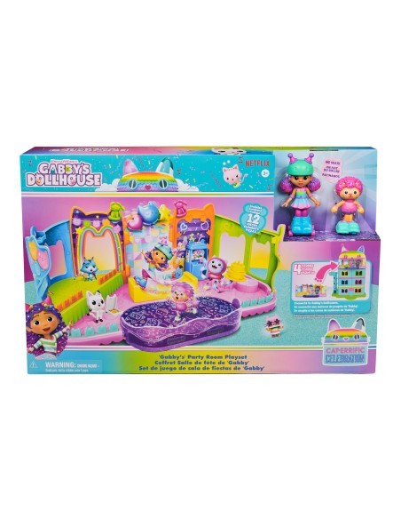 Gabby's Dollhouse , L’Attico a Tema Feste della Casa delle Bambole di Gabby, Compatibile al Playset della Casa delle Bambole,