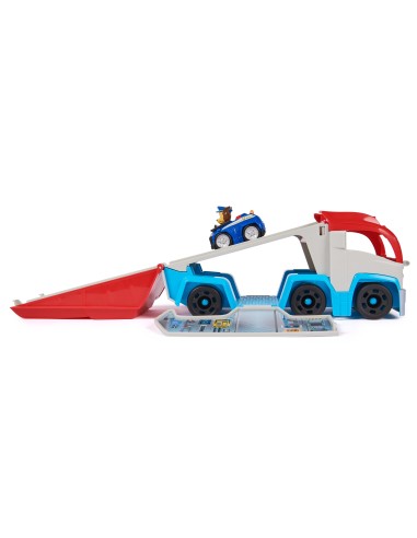 PAW Patrol , Pup Squad Patroller, Veicolo di Squadra, Veicolo Giocattolo con Auto Collezionabile di Chase, Giocattoli per
