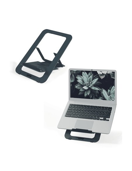 Leitz 63460089 supporto per laptop Braccio per computer portatile e tablet Grigio scuro 43,2 cm (17")