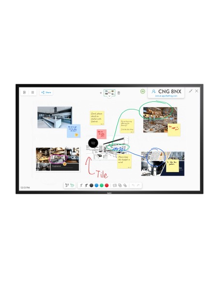 NEC MultiSync M861 IGB Pannello piatto per segnaletica digitale 2,18 m (86") LCD 500 cd m² 4K Ultra HD Nero Touch screen 24 7