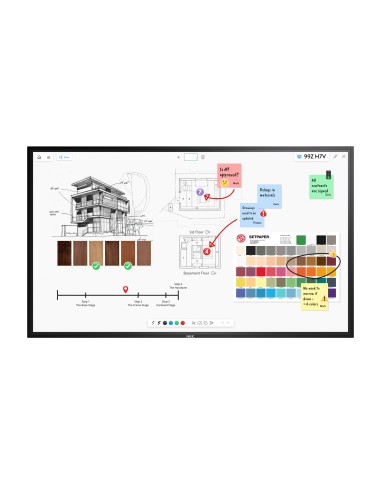 NEC MultiSync M861 IGB Pannello piatto per segnaletica digitale 2,18 m (86") LCD 500 cd m² 4K Ultra HD Nero Touch screen 24 7