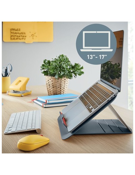 Leitz Ergo Cosy Supporto per computer portatile Grigio 43,2 cm (17")