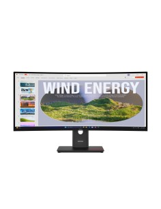 Lenovo ThinkVision T34WD-40 LED display 86,4 cm (34") 3440 x 1440 Pixel Wide Quad HD Nero