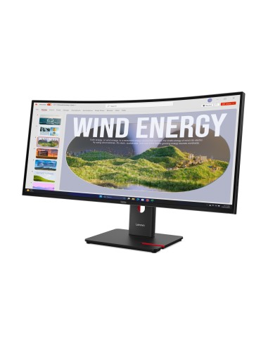 Lenovo ThinkVision T34WD-40 LED display 86,4 cm (34") 3440 x 1440 Pixel Wide Quad HD Nero