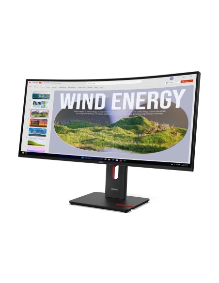 Lenovo ThinkVision T34WD-40 LED display 86,4 cm (34") 3440 x 1440 Pixel Wide Quad HD Nero