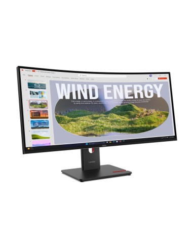 Lenovo ThinkVision T34WD-40 LED display 86,4 cm (34") 3440 x 1440 Pixel Wide Quad HD Nero