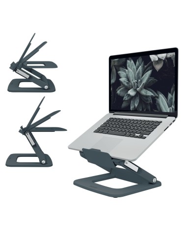 Leitz 64240089 supporto per laptop Supporto per computer portatile Grigio scuro 38,1 cm (15")