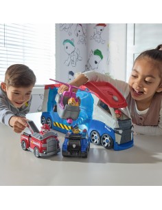 PAW Patrol , Paw Patroller Trasformabile con Lanciatore per Veicoli, Luci e Suoni, Include un Personaggio di Ryder e il Quad 2
