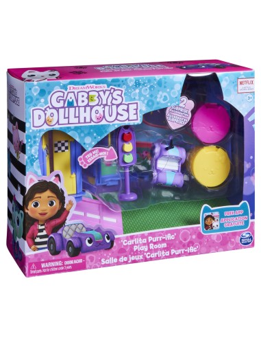 Gabby's Dollhouse , Stanza Baby Box Craft-a-riffic con il personaggio gatto Baby Scatola, accessori, mobili e scatole con