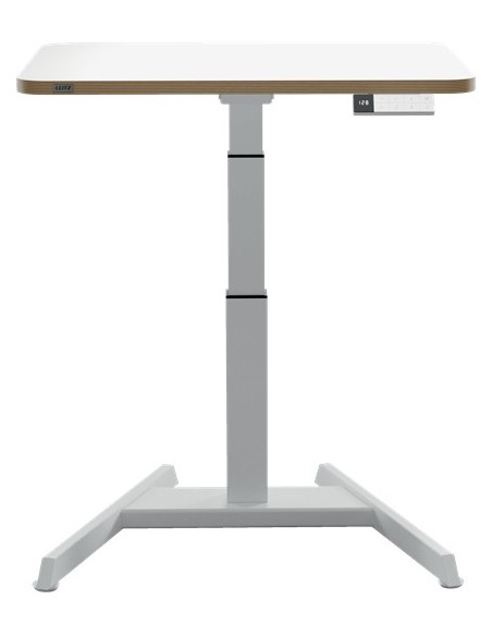 Leitz 65340001 piano di scrivania per computer Forma quadrata Alluminio Grigio scuro