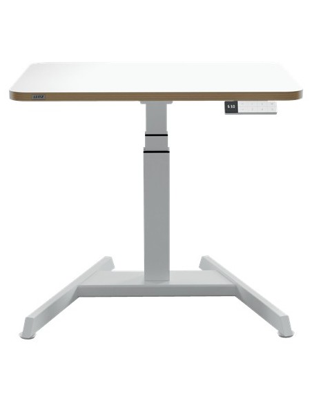 Leitz 65340001 piano di scrivania per computer Forma quadrata Alluminio Grigio scuro