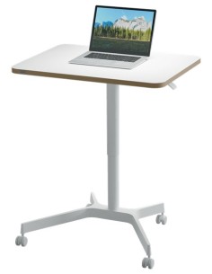 Leitz 65360001 piano di scrivania per computer Forma quadrata Alluminio Bianco 2