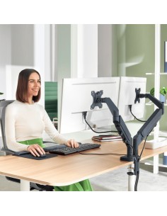 Leitz 65370089 Supporti a parete per TV 81,3 cm (32") Scrivania Grigio 2