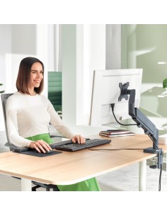 Leitz 64890089 Supporti a parete per TV 81,3 cm (32") Scrivania Grigio 2