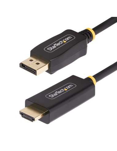 StarTech.com Cavo da DisplayPort a HDMI da 2m, 4K 60 Hz con HDR, Adattatore da DisplayPort a HDMI 2.0b, Convertitore video