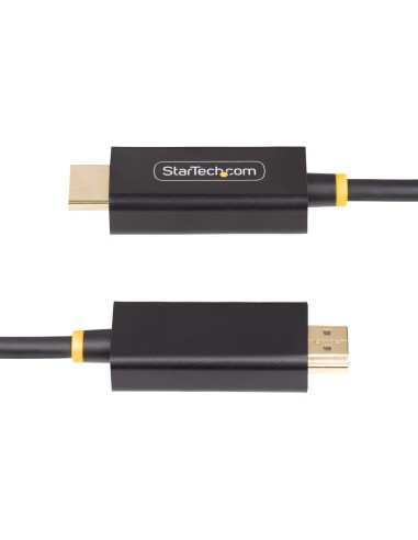 StarTech.com Cavo da DisplayPort a HDMI da 2m, 4K 60 Hz con HDR, Adattatore da DisplayPort a HDMI 2.0b, Convertitore video