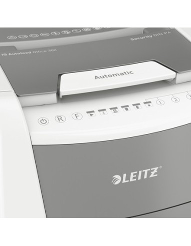 Leitz 80150000 distruggi documenti Triturazione incrociata 22 cm Grigio, Bianco