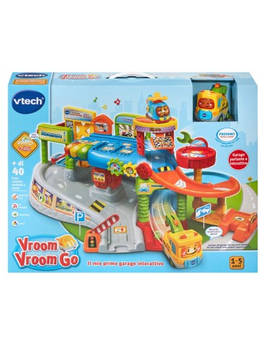 VTech Vroom Vroom Go - Il mio primo garage interattivo