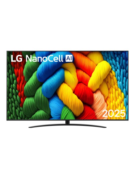 LG NanoCell AI 86NANO81A6A TV Serie NANO81 86'' 4K, α7 Gen8, HDR10, 20W, 3 HDMI con Game Optimizer, Smart TV WebOS 25