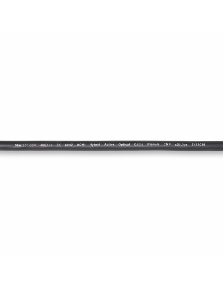 StarTech.com Cavo Ottico HDMI 2.1 Ibrido Attivo (AOC) da 15,2m, CMP, Classe Plenum, Cavo in fibra ottica 8K Ultra High Speed