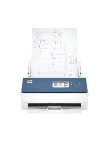 HP ScanJet Enterprise Flow N9000 sn1 Scanner ADF 600 x 600 DPI A3 Blu, Bianco