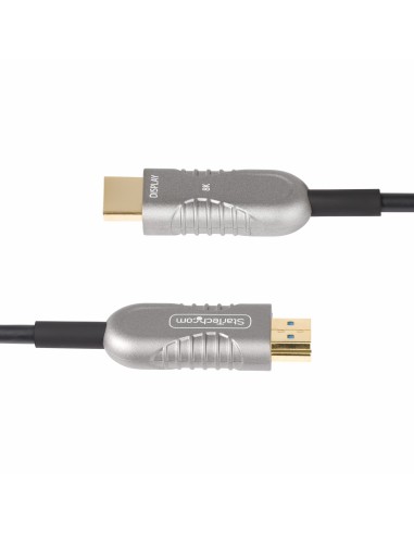 StarTech.com Cavo Ottico HDMI 2.1 Ibrido Attivo (AOC) da 30,4 m, CMP, Classe Plenum, Cavo in fibra ottica 8K Ultra High Speed