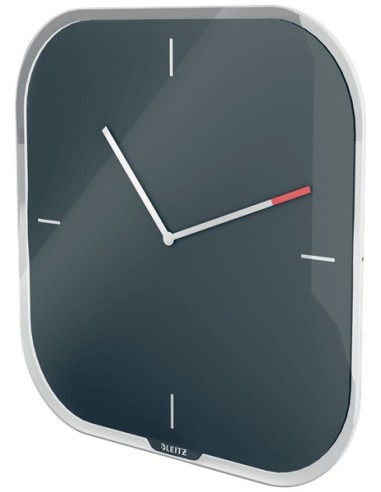 Leitz 90170089 orologio da parete e da tavolo Orologio al quarzo Quadrato Nero