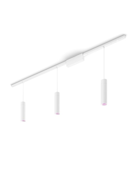 Philips Hue White and Color ambiance Perifo set con 3 cilindri a sospensione Bianco