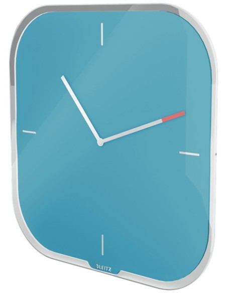 Leitz 90170061 orologio da parete e da tavolo Orologio al quarzo Quadrato Blu